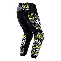 Pantalon O Neal Element Youth Attack Noir Jaune