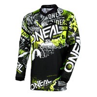 O'Neal elemento Attack jersey negro HI-viz  