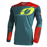 Camiseta O Neal Hardwear Haze V.22 azul rojo