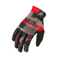 Guantes O Neal Matrix Roller V.26 gris rojo