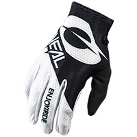 O Neal Matrix Stacked Gloves Black White