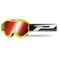 Progrip 3101 Fl Atzaki Goggle Yellow Red Kid