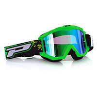 Maschera Progrip 3204 Verde Opaco Blu
