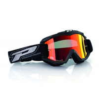 Maschera Progrip 3204 Nero Opaco Rosso