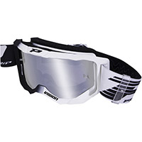 Progrip 3300 Goggle White Black Mirrored