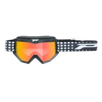 Gafas Progrip MX 3201FL Atzaki Negro Lente Roja Espejo