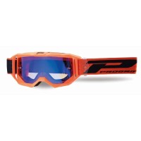 Máscara Progrip 3300 Vision Go Naranja Lente Azul Espejo