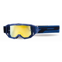 Progrip Maschera 3300 Vision Go blu lente oro specchio