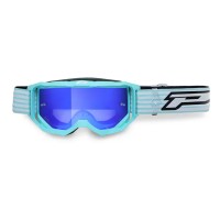 Progrip Maschera 3300 Vision Go Azzurro Lente Specchio Blu