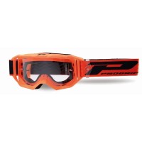 Máscara Progrip 3300 Vision Go Naranja Lente Clara