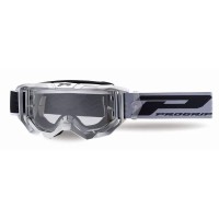 Progrip Maschera 3300 Vision Go Argento Opaco Lente Chiara