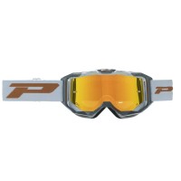 Máscara Progrip 3303 Vista gris lente naranja espejado