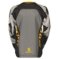 Camiseta Scott 350 Camo Junior Evo negro amarillo