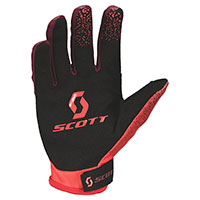 Guantes Scott 350 Dirt Evo rojo negro