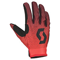 Scott 350 Dirt Evo Gloves Red Black