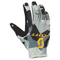 Guantes Scott 350 Fury camuflaje gris amarillo