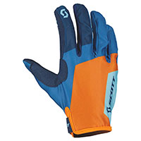 Gants Scott 350 Race Evo bleu orange