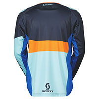 Camiseta Scott 350 Race Evo azul naranja