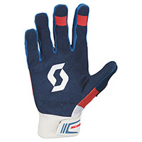 Scott 450 Angled Gloves Blue Red