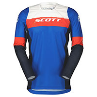 Maillot Scott 450 Angled Light Bleu Rouge