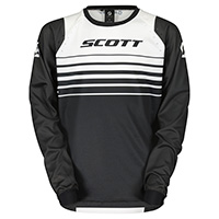 Maillot Scott Evo Track Junior noir blanc