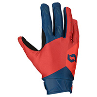 Guantes Scott Evo Track azul rojo