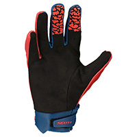 Scott Evo Track Junior Gloves Blue Red - 2