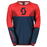 Maillot Scott Evo Track Junior Bleu Rouge