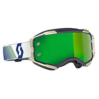 Scott Fury Goggle Blue Green Chrome Green