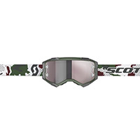 Maschera Scott Fury Camo Edition Verde Bianco