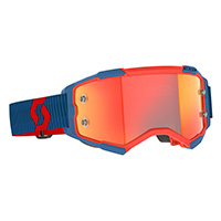 Scott Fury Goggle Blue Red Mirrored