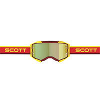 Masque Scott Fury Heritage Rouge Jaune Chrome