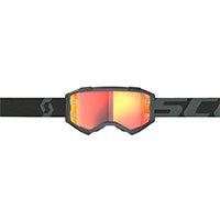 Scott Fury Goggle Black Lens Chrome Orange - 2