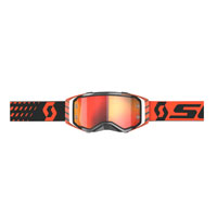 Maschera Scott Prospect Arancio Nero Lente Arancio