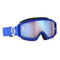 Maschera Scott Primal Blu Bianco Specchiato