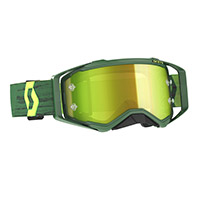 Maschera Scott Prospect verde giallo specchiato