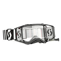 Maschera Scott Prospect WFS racing nero bianco