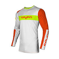 Maglia Seven Mx Vox 25.1 Fracture Arancio Fluo