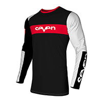 Maglia Seven Mx Vox 25.1 Fracture Nero Bianco
