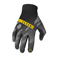 Guanti Seven Mx Zero 25.1 Clash Nero Giallo