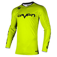 Maillot Seven Rival Staple Jaune Fluo