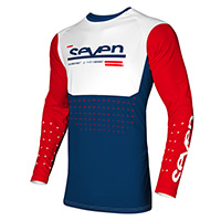 Camiseta Seven Vox Aperture rojo navy