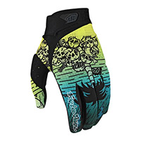 Gants Troy Lee Designs Air Boneyard jaune - 2