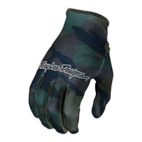 Troy Lee Designs Air Brushed Gloves Green Camo
