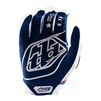 Guantes Troy Lee Designs Air Evel blanco - img 2