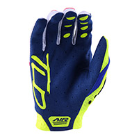 Guantes Troy Lee Designs Air Radian amarillo rojo - 2