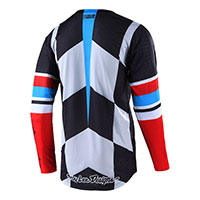 Maillot Troy Lee Designs Gp Air Warped Rouge