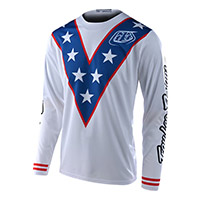 Troy Lee Designs Gp Evel Jersey White Blue