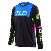 Troy Lee Designs GP Fractura Kindertrikot schwarz