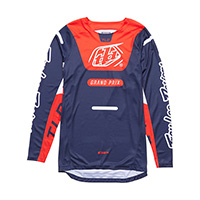 Troy Lee Designs GP Pro ブレンド ジャージ レッド ブルー